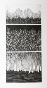 Metamorphosis, Etching/Aquatinta, 2015, 40,5×18,5 cm