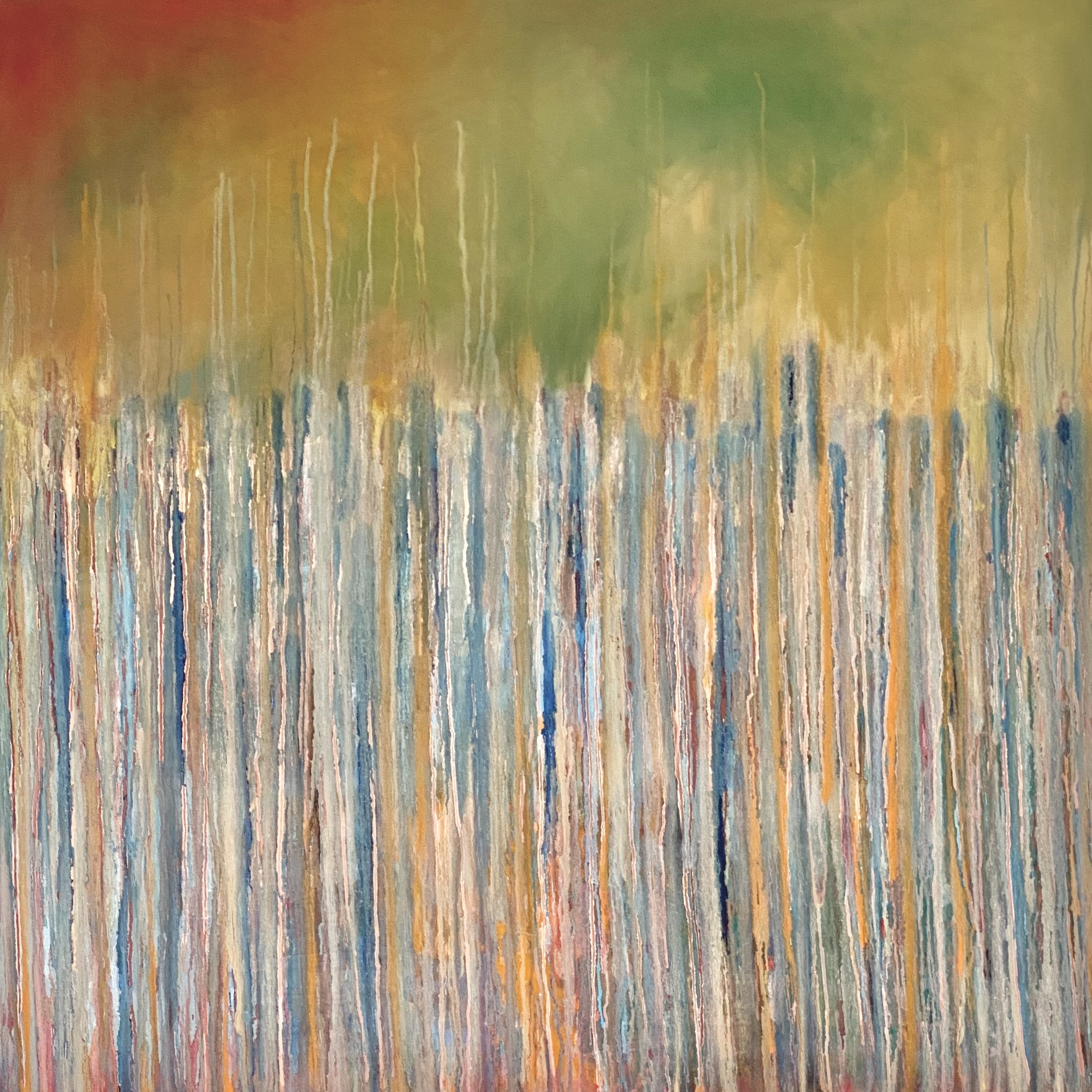 „Nothing is, yet everything appears“, oil on canvas, 100x100cm, 2023