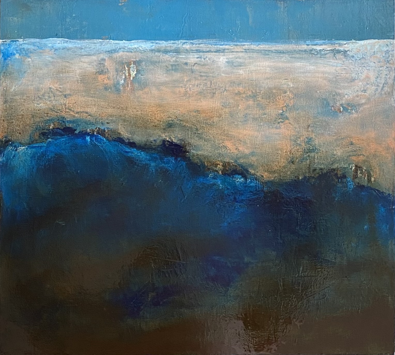 Vastness, oli on plywood, 40x36cm, 2023