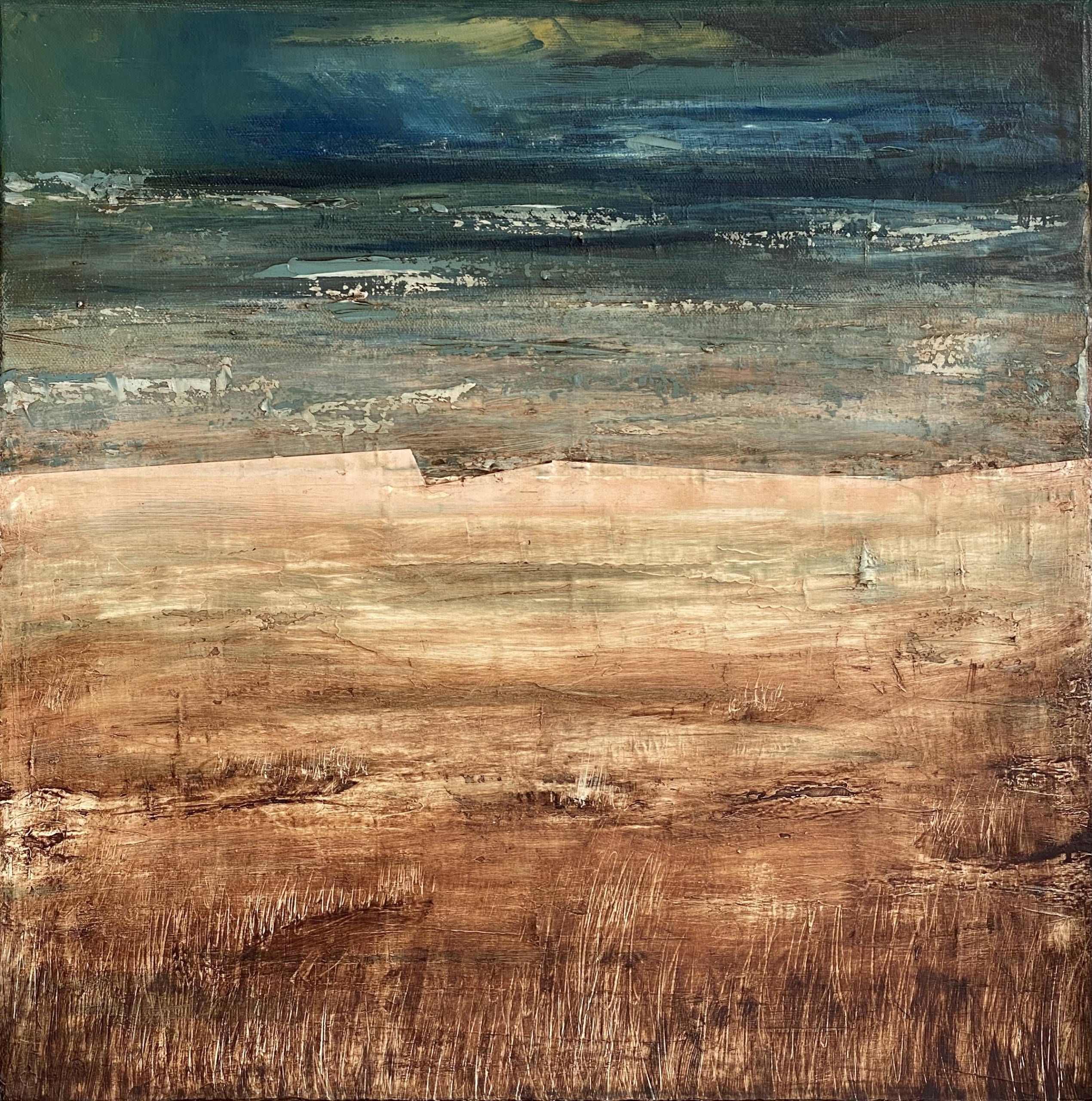 Before the storm, oil on canvas, 40x40cm, 2023