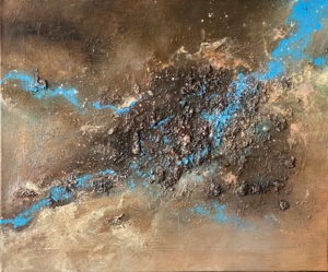 "Whisper", oil on canvas, 60 x 50 cm, 2025